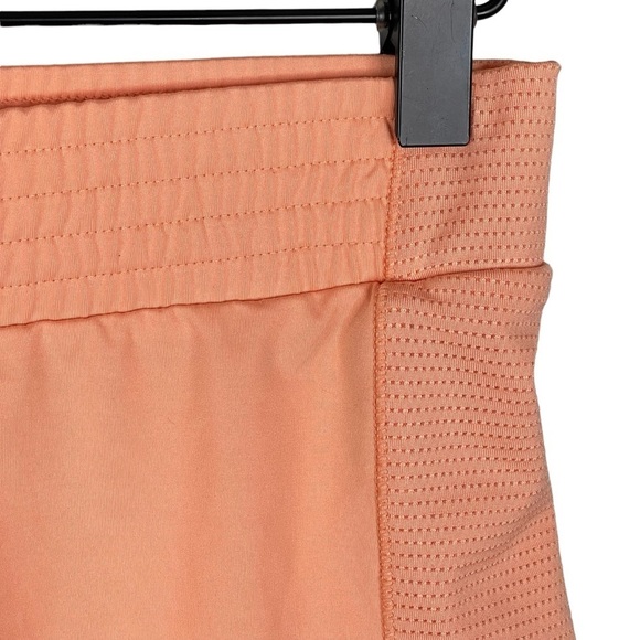 Adidas by Stella McCartney Running Short Small Elastic Waist Pull On Mesh Orange - Picture 3 of 7